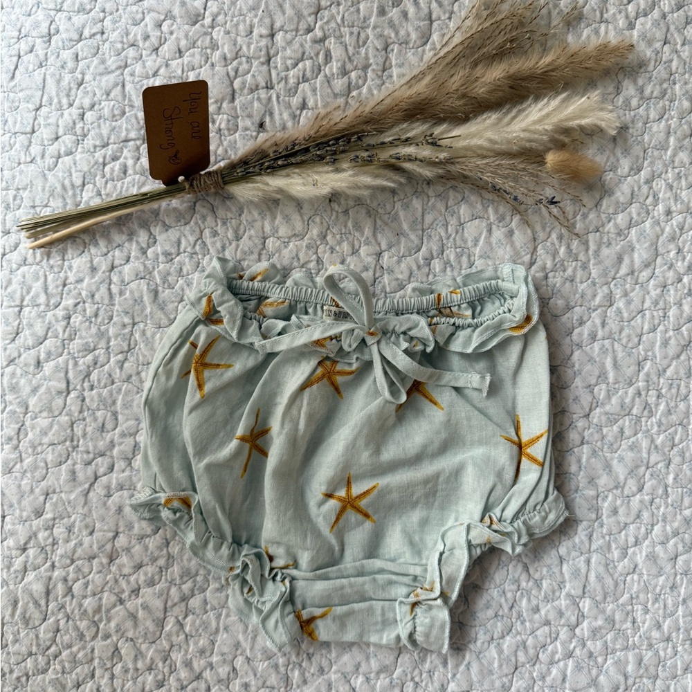 Fin & Vince Starfish Baby Bloomers